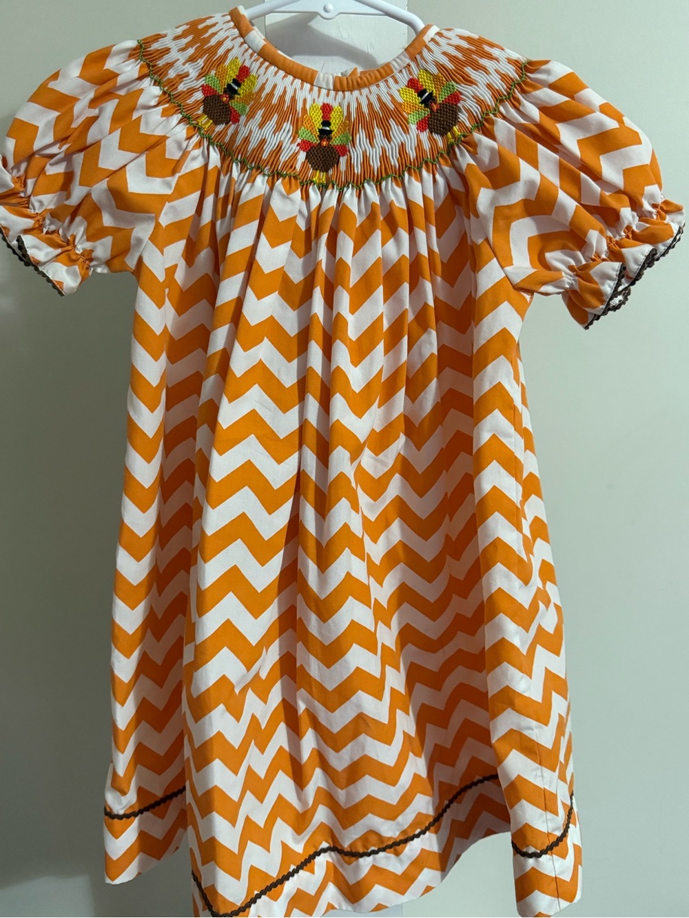 Southern Sunshine Smocked Thanksgiving Dress